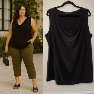 Penningtons Cowl Neck Sleeveless Blouse